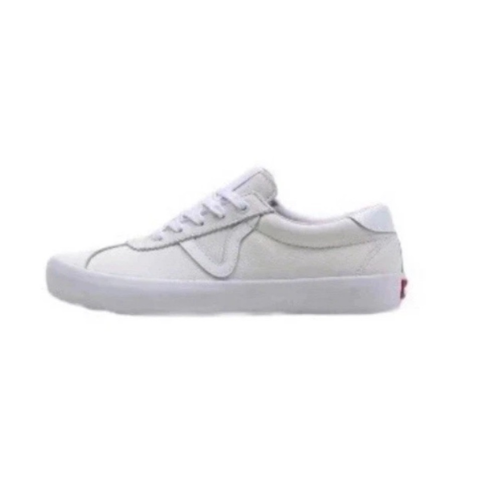 Vans-Epoch Sport Pro Sneakers-Men's Size: 8-Color: Triple White w/ Red Vans Logo